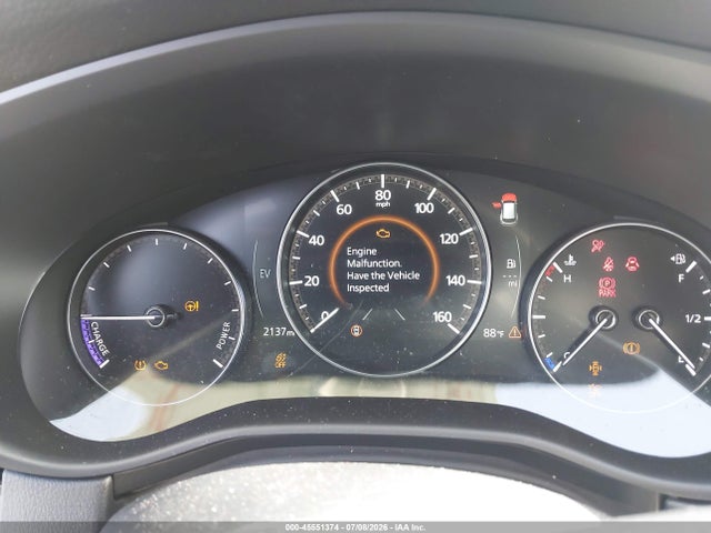 45551374 :رقم المزاد ، 7MMVAAEW1SN118862 vin ، 2025 Mazda Cx-50 Hybrid Premium Plus Package مزاد بيع