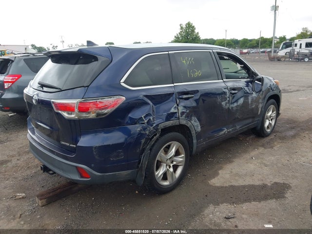 45551520 :رقم المزاد ، 5TDDKRFHXFS185550 vin ، 2015 Toyota Highlander Limited Platinum V6 مزاد بيع