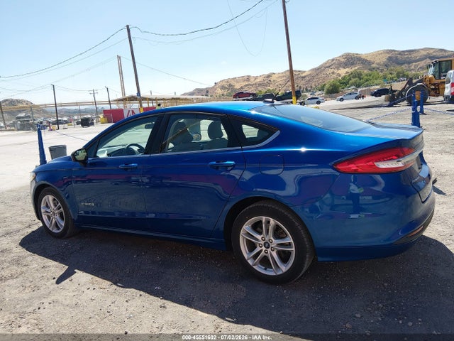 3FA6P0UU7JR261622 Ford Fusion Hybrid S