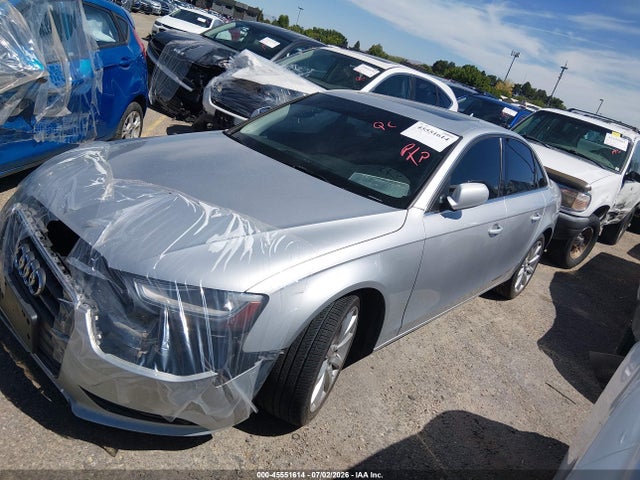 2013 Audi A4 2.0t Premium მანქანა იყიდება აუქციონზე, vin: WAUFFAFL2DN004430, აუქციონის ნომერი: 45551614