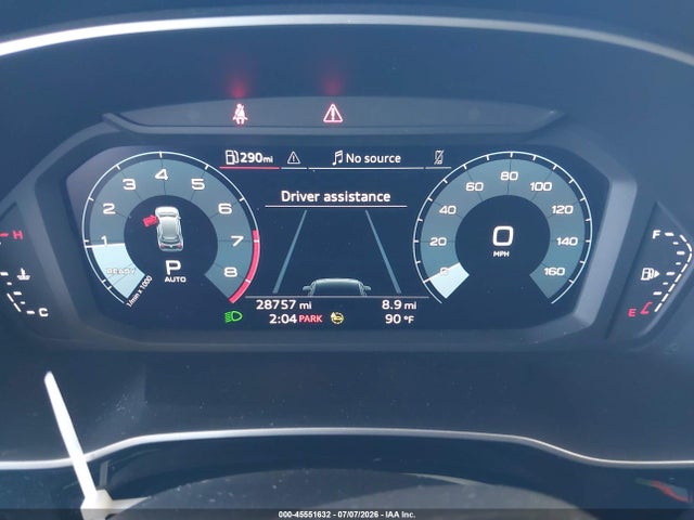 Продаж на аукціоні авто 2024 Audi Q3 Premium 45 Tfsi S Line Quattro Tiptronic, vin: WA1DECF32R1115397, номер лоту: 45551632