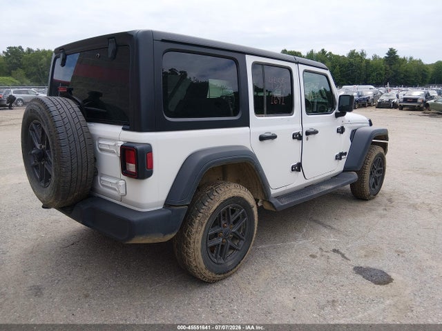 2024 Jeep Wrangler 4-door Sport Rhd 4x4 მანქანა იყიდება აუქციონზე, vin: 1C4PJXKN8RW177533, აუქციონის ნომერი: 45551641