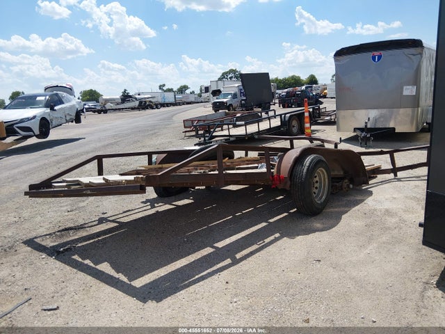 45551652 :رقم المزاد ، 1B9FU1625BM185045 vin ، 2015 Big Tex Double Axle 16ft Trailer مزاد بيع