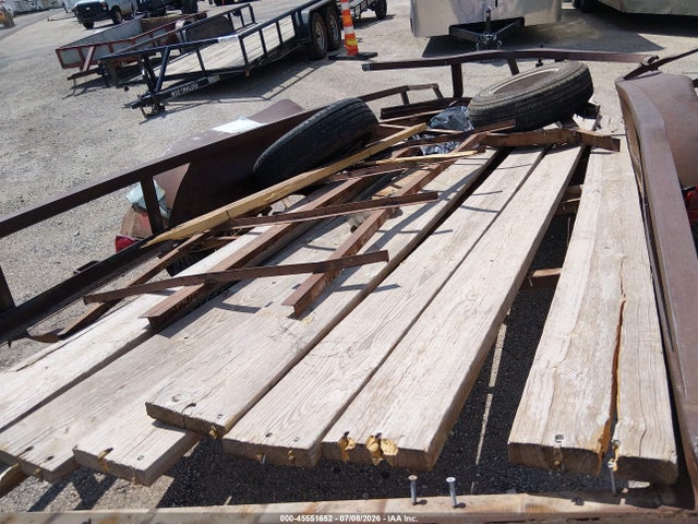 45551652 :رقم المزاد ، 1B9FU1625BM185045 vin ، 2015 Big Tex Double Axle 16ft Trailer مزاد بيع