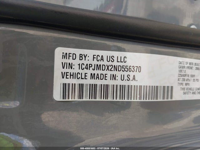 Jeep Cherokee Limited 4x4 2022 1C4PJMDX2ND556370 Image 9