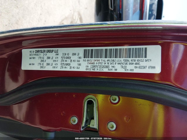 Aukcja sprzedaży 2014 Ram 1500 Express, vin: 1C6RR7KT2ES263865, numer aukcji: 45551709