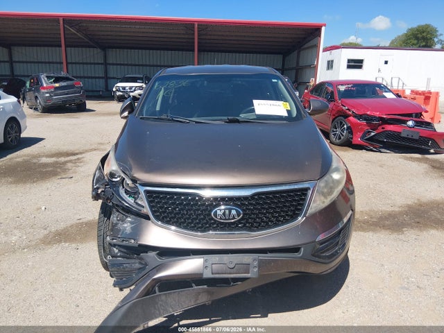 2014 Kia Sportage Lx მანქანა იყიდება აუქციონზე, vin: KNDPB3ACXE7639343, აუქციონის ნომერი: 45551866