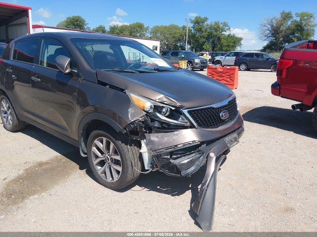2014 Kia Sportage Lx მანქანა იყიდება აუქციონზე, vin: KNDPB3ACXE7639343, აუქციონის ნომერი: 45551866