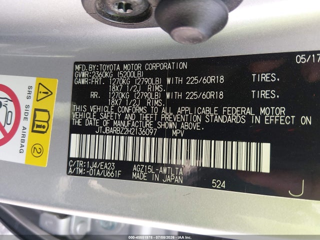 Lexus NX 200T 2017 JTJBARBZ2H2136097 Image 9