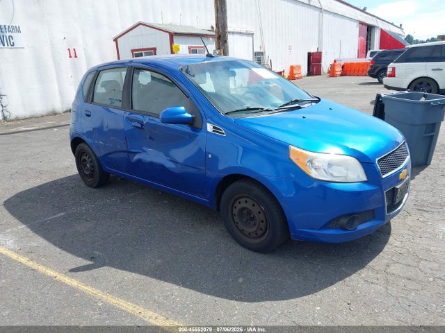 2009 Chevrolet Aveo Lt მანქანა იყიდება აუქციონზე, vin: KL1TD66E19B305829, აუქციონის ნომერი: 45552079