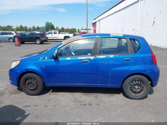 Aukcja sprzedaży 2009 Chevrolet Aveo Lt, vin: KL1TD66E19B305829, numer aukcji: 45552079