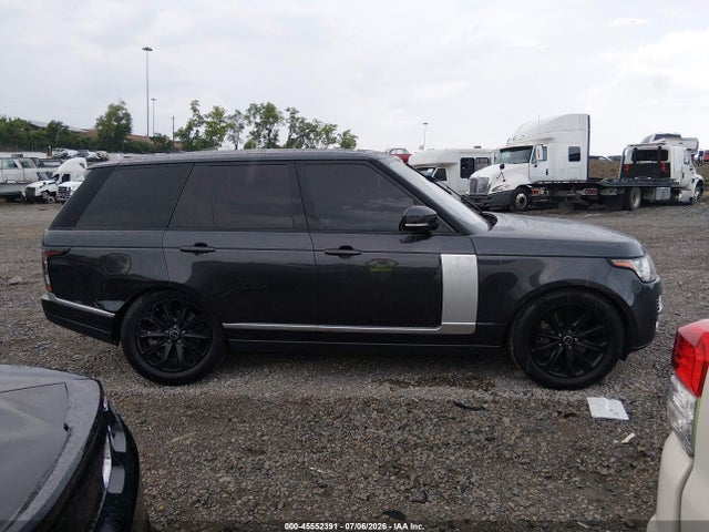 Продажа на аукционе авто 2016 Land Rover Range Rover 3.0l V6 Supercharged Hse, vin: SALGS2PF8GA296266, номер лота: 45552391