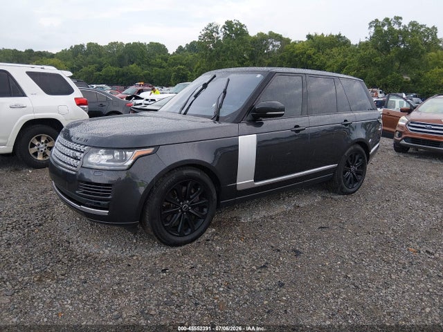 Продажа на аукционе авто 2016 Land Rover Range Rover 3.0l V6 Supercharged Hse, vin: SALGS2PF8GA296266, номер лота: 45552391
