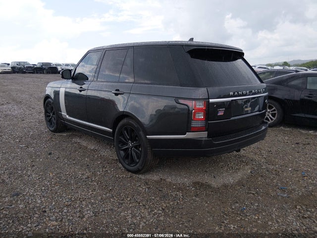 Продажа на аукционе авто 2016 Land Rover Range Rover 3.0l V6 Supercharged Hse, vin: SALGS2PF8GA296266, номер лота: 45552391
