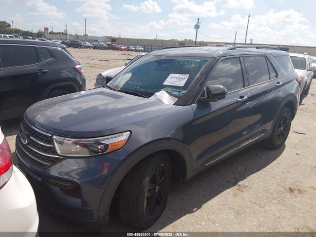 45552401 :رقم المزاد ، 1FMSK7DH1MGA52290 vin ، 2021 Ford Explorer Xlt مزاد بيع