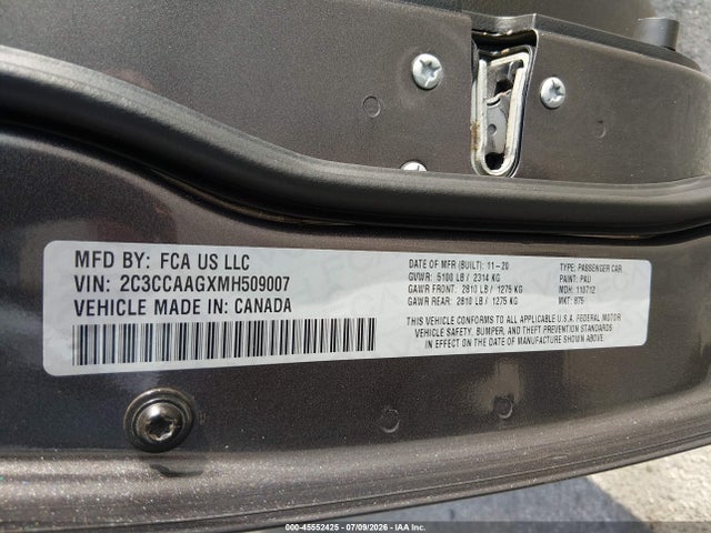 Chrysler 300 Touring 2021 2C3CCAAGXMH509007 Image 9