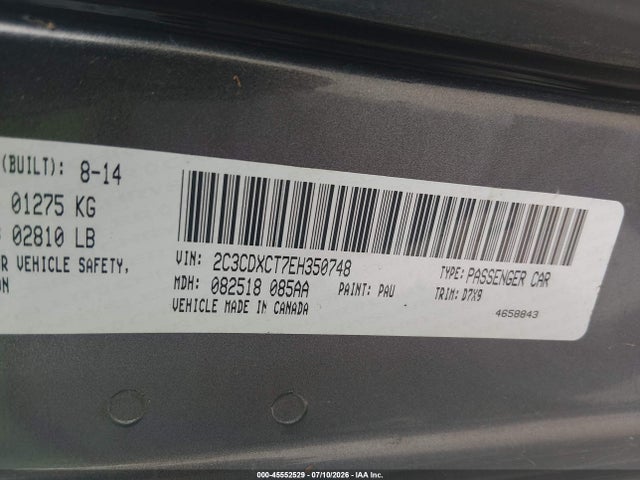 Dodge CHARGER R/T 2014 2C3CDXCT7EH350748 Image 9