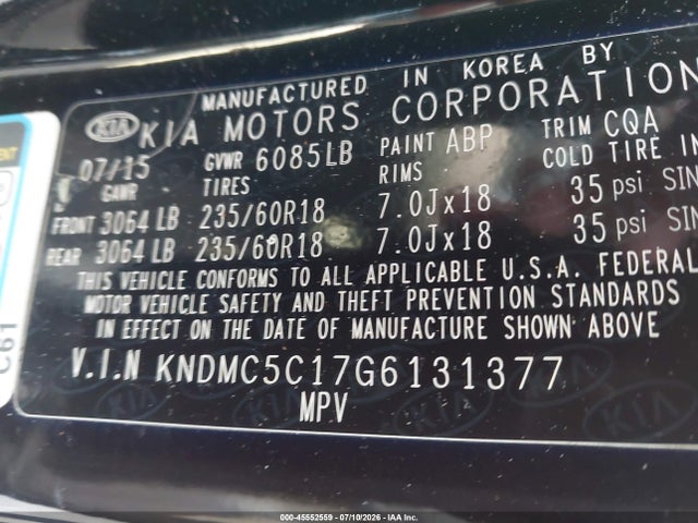 KIA Sedona Sx 2016 KNDMC5C17G6131377 Image 9