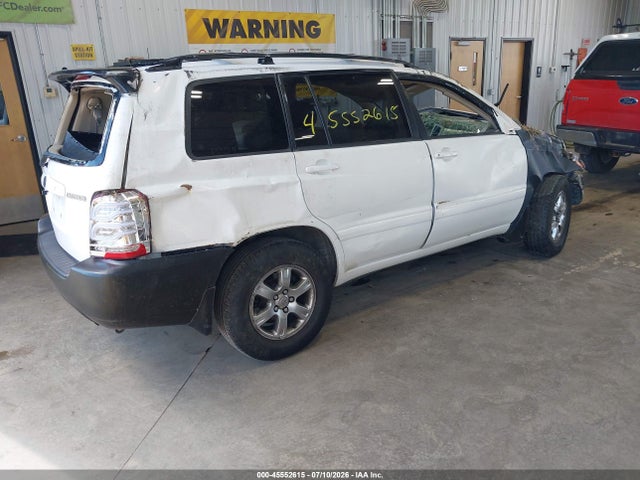 Auction sale of the 2004 Toyota Highlander V6, vin: JTEDP21A840027349, lot number: 45552615