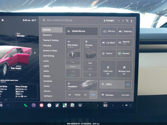Aukcja sprzedaży 2024 Tesla Cybertruck All-wheel Drive, vin: 7G2CEHED8RA000054, numer aukcji: 45552619