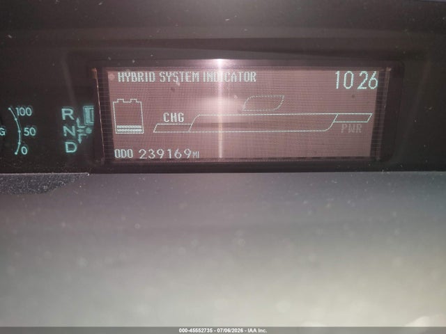 Aukcja sprzedaży 2011 Toyota Prius Two, vin: JTDKN3DU5B0257828, numer aukcji: 45552735