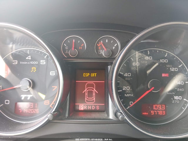 Продаж на аукціоні авто 2008 Audi Tt 3.2, vin: TRURD38J781002608, номер лоту: 45552870