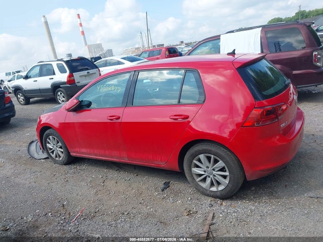 Aukcja sprzedaży 2016 Volkswagen Golf Tsi S 4-door, vin: 3VW217AUXGM027680, numer aukcji: 45552877