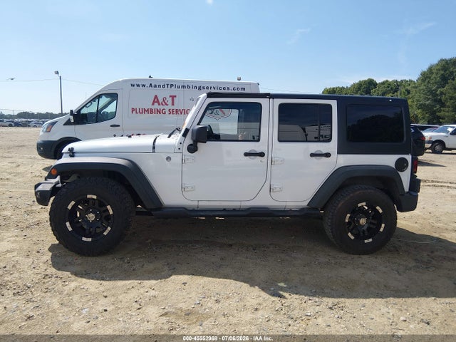 2013 Jeep Wrangler Unlimited Sport მანქანა იყიდება აუქციონზე, vin: 1C4HJWDG3DL542773, აუქციონის ნომერი: 45552968