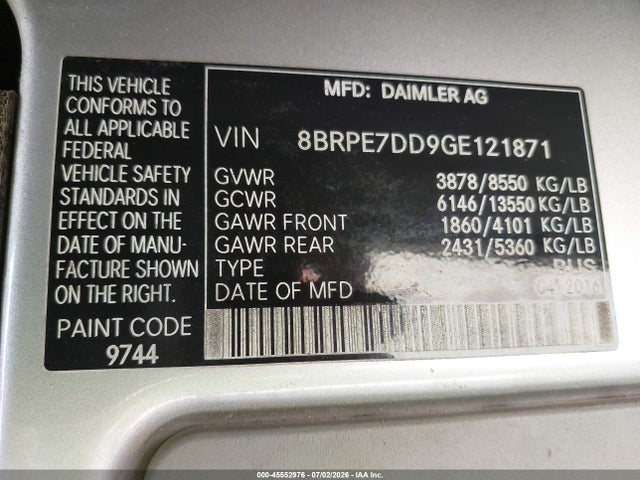 Mercedes-Benz Sprinter 2500 Normal Roof 2016 8BRPE7DD9GE121871 Image 25
