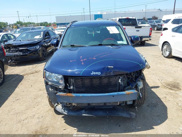2017 Jeep Compass Latitude მანქანა იყიდება აუქციონზე, vin: 1C4NJDEB8HD163553, აუქციონის ნომერი: 45552983