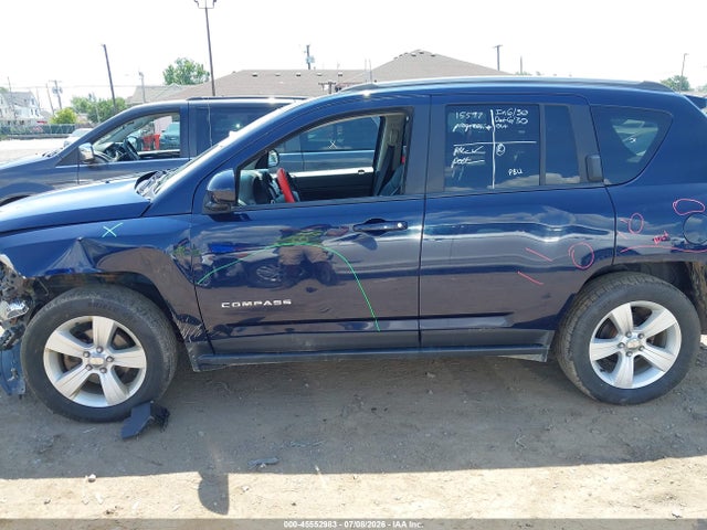 2017 Jeep Compass Latitude მანქანა იყიდება აუქციონზე, vin: 1C4NJDEB8HD163553, აუქციონის ნომერი: 45552983