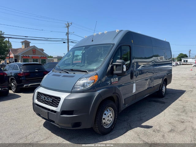 45553049 :رقم المزاد ، 3C6URVJG5LE124820 vin ، 2020 Ram Promaster 3500 Cargo Van High Roof 159 Wb Ext مزاد بيع