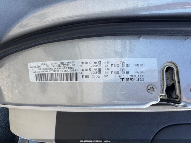 Aukcja sprzedaży 2020 Chrysler Voyager Lxi, vin: 2C4RC1DG6LR172233, numer aukcji: 45553064