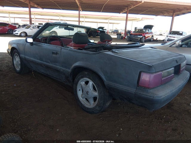 1993 Ford Mustang Lx მანქანა იყიდება აუქციონზე, vin: 1FACP44M8PF188048, აუქციონის ნომერი: 45553093