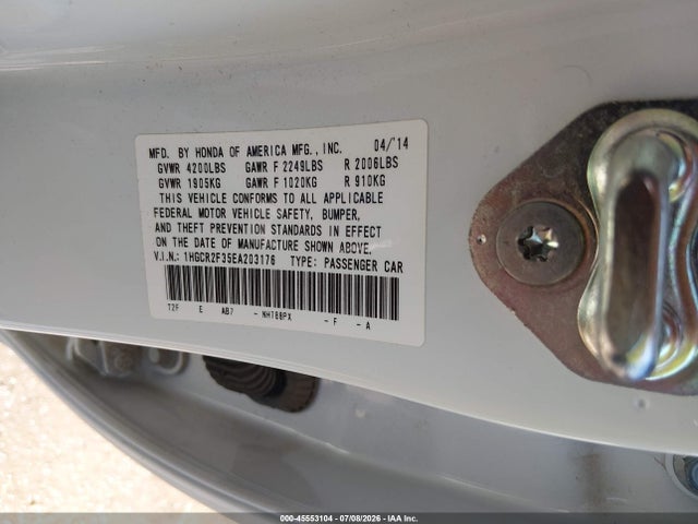 1HGCR2F35EA203176 Honda ACCORD LX