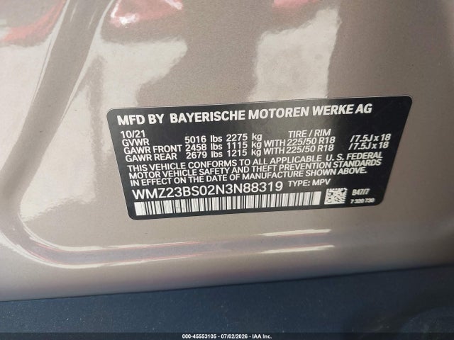 Mini Se Countryman Cooper 2022 WMZ23BS02N3N88319 Image 9