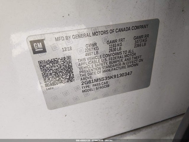 Cadillac XTS LUXURY 2019 2G61M5S35K9130347 Image 9