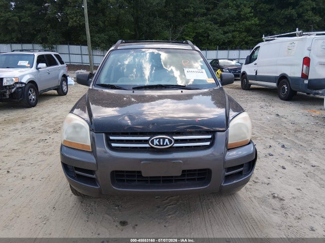2008 Kia Sportage Lx მანქანა იყიდება აუქციონზე, vin: KNDJF724587520824, აუქციონის ნომერი: 45553160