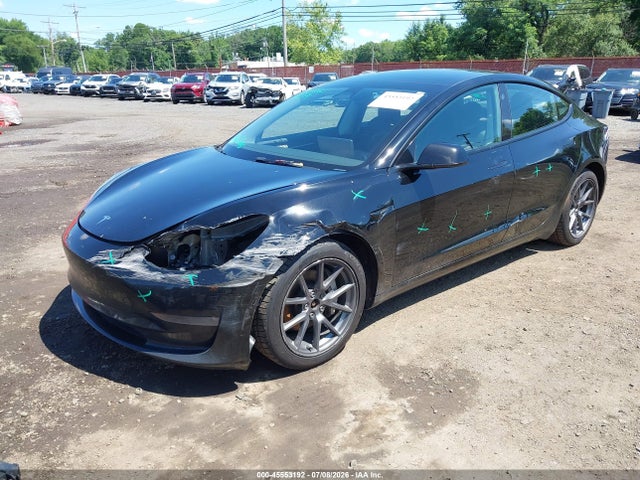 45553192 :رقم المزاد ، 5YJ3E1EB2NF322758 vin ، 2022 Tesla Model 3 Long Range Dual Motor All-wheel Drive مزاد بيع