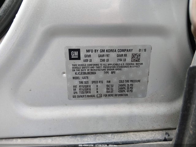 KL4CJESB6JB639604 Buick Encore Preferred