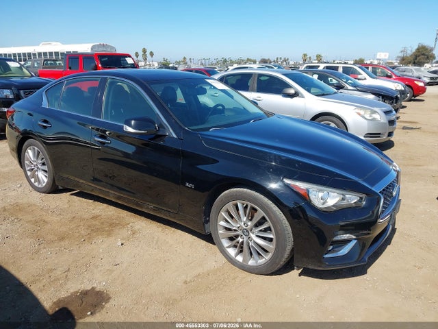 Aukcja sprzedaży 2018 Infiniti Q50 3.0t Luxe, vin: JN1EV7AP6JM355909, numer aukcji: 45553303