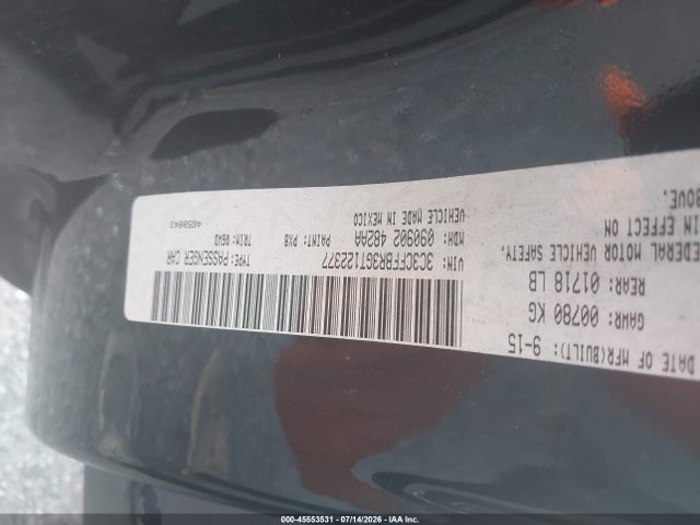 Aukcja sprzedaży 2016 Fiat 500 Sport, vin: 3C3CFFBR3GT122377, numer aukcji: 45553531