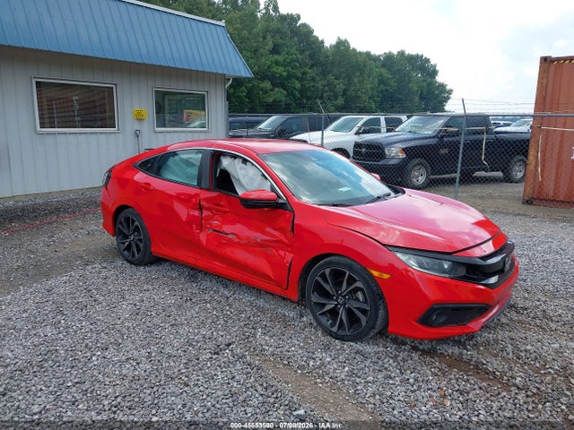 45553590 :رقم المزاد ، 2HGFC2F83KH605947 vin ، 2019 Honda Civic Sport مزاد بيع