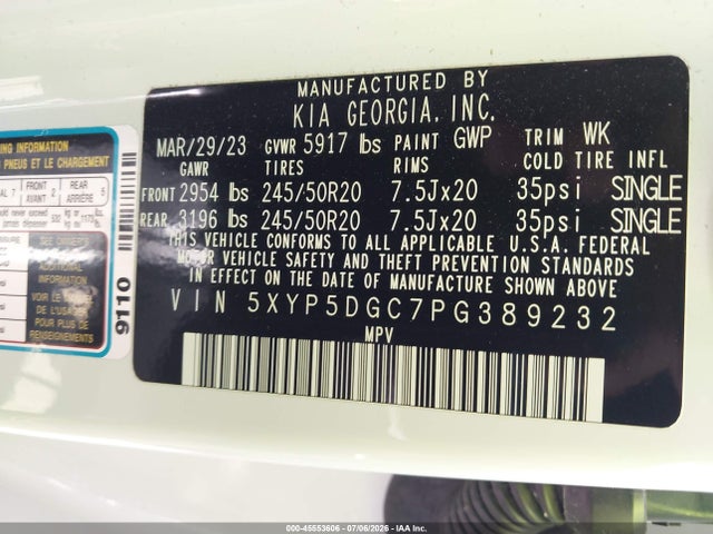 KIA Telluride Sx X-line 2023 5XYP5DGC7PG389232 Image 9