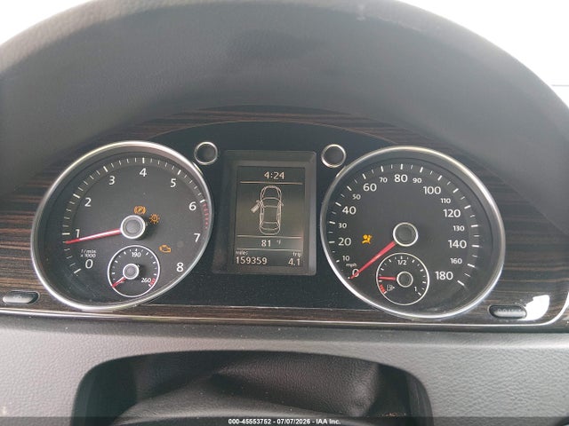 45553752 :رقم المزاد ، WVWHU7AN7DE507187 vin ، 2013 Volkswagen Cc 3.6l Vr6 Lux مزاد بيع