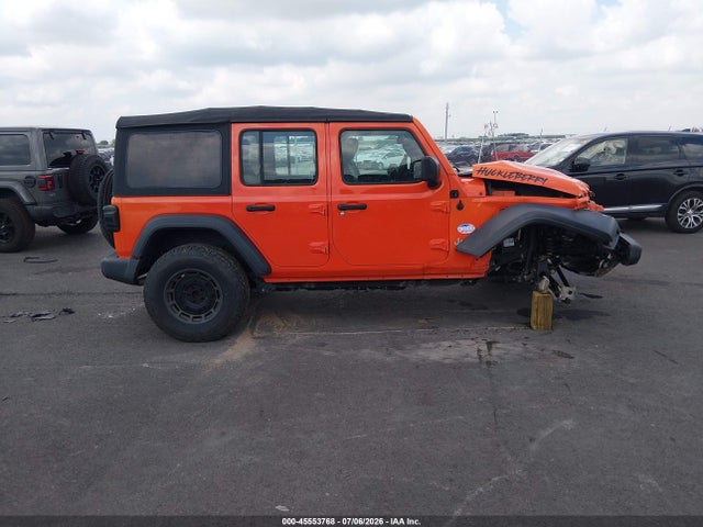 Продажа на аукционе авто 2018 Jeep Wrangler Unlimited Sport 4x4, vin: 1C4HJXDG2JW231738, номер лота: 45553768