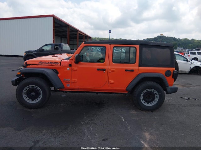 Продажа на аукционе авто 2018 Jeep Wrangler Unlimited Sport 4x4, vin: 1C4HJXDG2JW231738, номер лота: 45553768