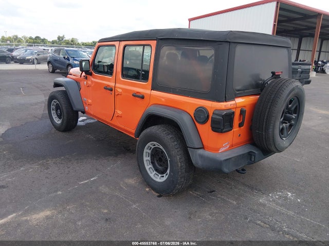 Продажа на аукционе авто 2018 Jeep Wrangler Unlimited Sport 4x4, vin: 1C4HJXDG2JW231738, номер лота: 45553768