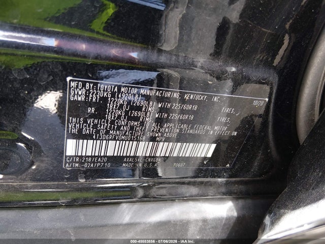 4T3D6RFV0MU015168 Toyota Rav4 Hybrid Limited