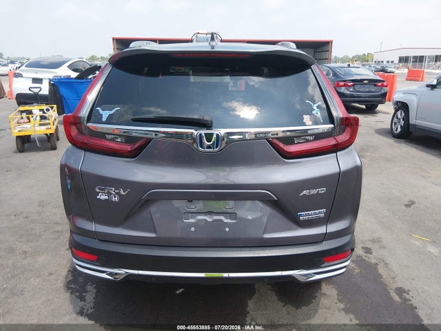 2020 Honda Cr-v Hybrid Touring მანქანა იყიდება აუქციონზე, vin: 7FART6H92LE018126, აუქციონის ნომერი: 45553885
